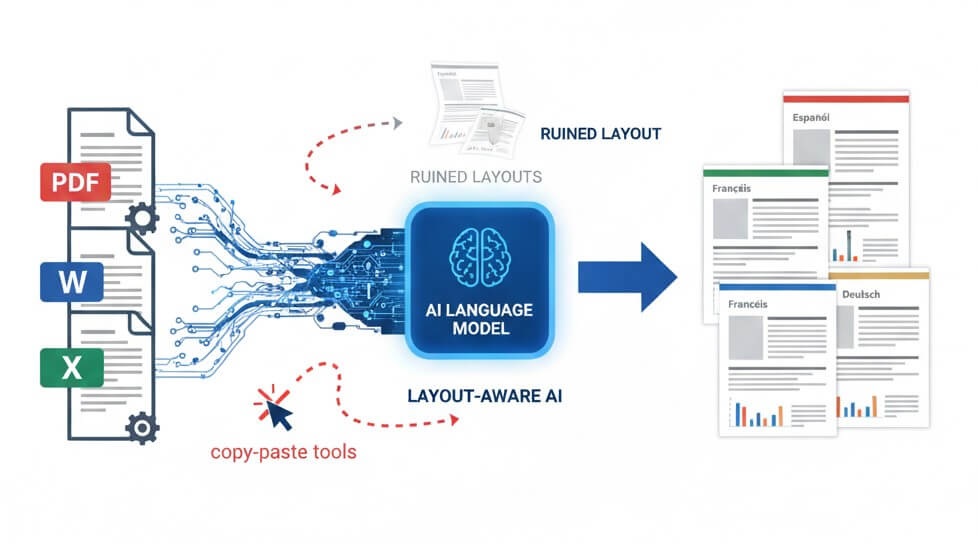 online document translator with layout preservation